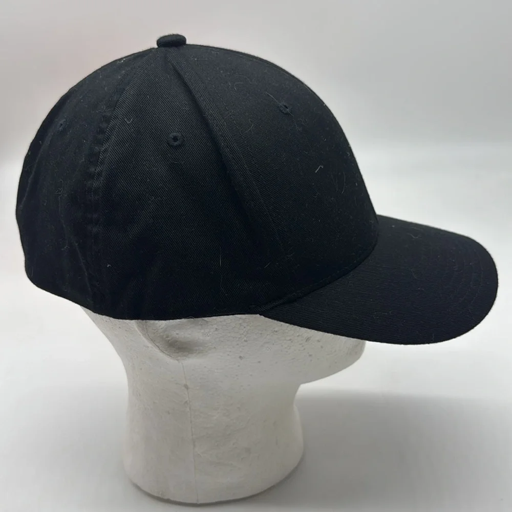 Flexfit Plain Black Baseball Cap L/XL HT7712F